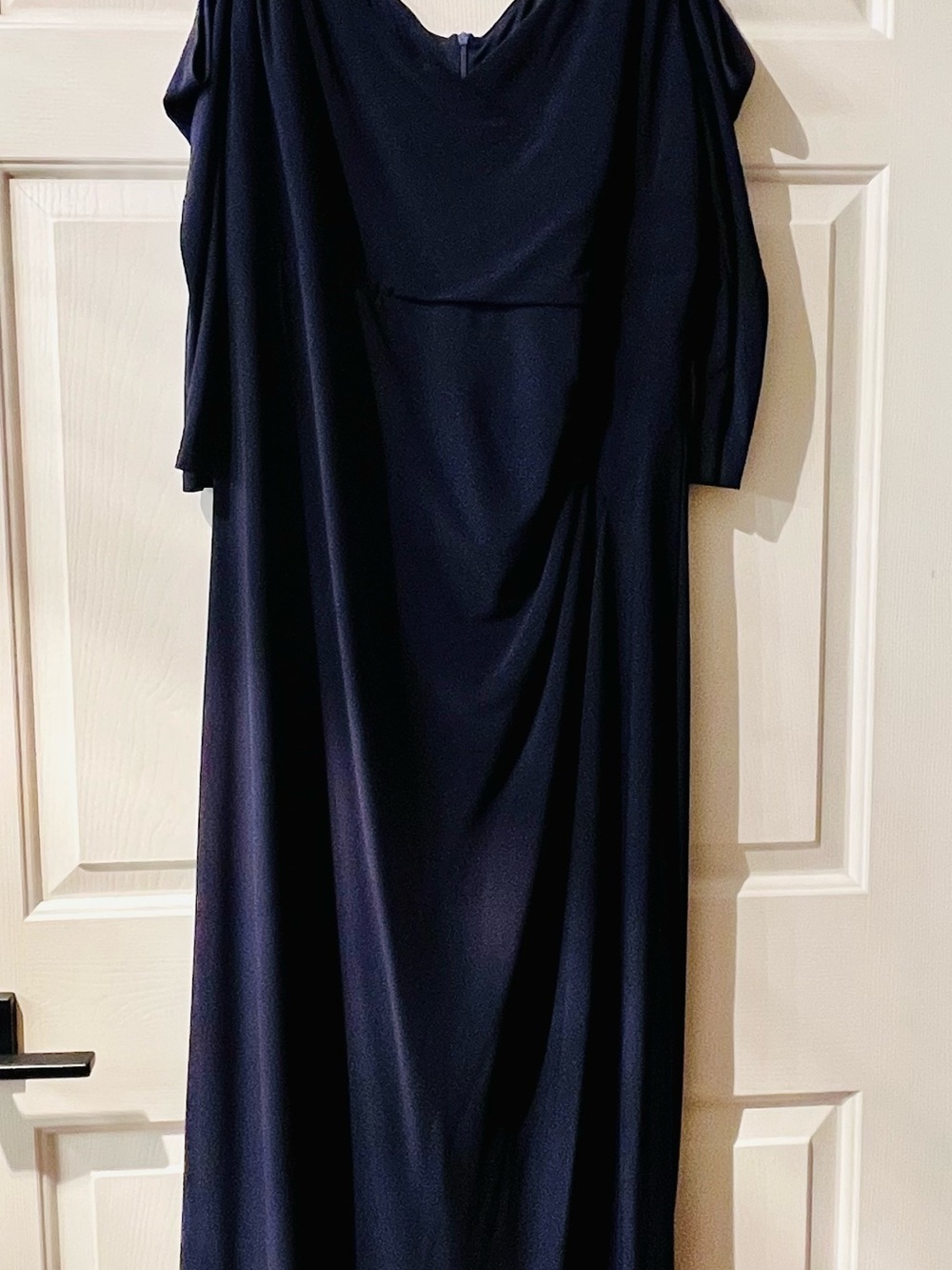 R&M Richards Navy MOTHER OF THE GROOM Flowing Maxi Dress